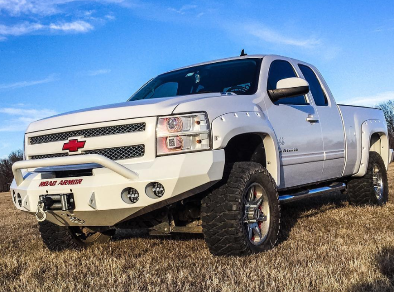 Road Armor 08-13 Chevy 1500 Stealth parachoques delantero con protector pre-runner - Tex Blk