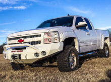 Cargar imagen en el visor de la galería, Road Armor 08-13 Chevy 1500 Stealth parachoques delantero con protector pre-runner - Tex Blk