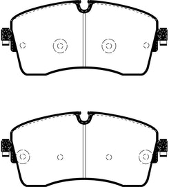 EBC 2018+ Jaguar E-Pace 2.0L Turbo (246) Greenstuff Front Brake Pads