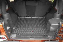 Cargar imagen en el visor de la galería, Rugged Ridge Floor Liner Cargo Black 2007-2018 Jeep Wrangler Unlimited JK 4 Dr
