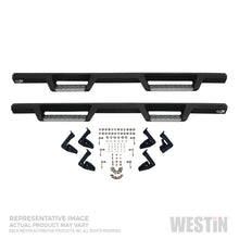 Cargar imagen en el visor de la galería, Westin/HDX Stainless 15-18 Ford F-150 SC/17-18 F-250/F-350 CC Drop Nerf Step Bars - Textured Black