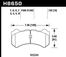 Cargar imagen en el visor de la galería, Hawk 09-16 Nissan GT-R HPS 5.0 Front Brake Pads