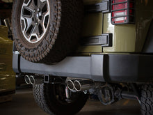 Cargar imagen en el visor de la galería, aFe Vulcan Series 2.5in 304 SS Escape con eje trasero pulido 07-18 Jeep Wrangler (JK) V6-3.6/3.8L