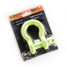 Cargar imagen en el visor de la galería, Rugged Ridge Green 13500lb 7/8in D-Shackle