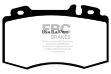 Cargar imagen en el visor de la galería, EBC 04 Mercedes-Benz C230 (W203) 2.5 Sport Sedan Pastillas de Freno Delanteras Greenstuff