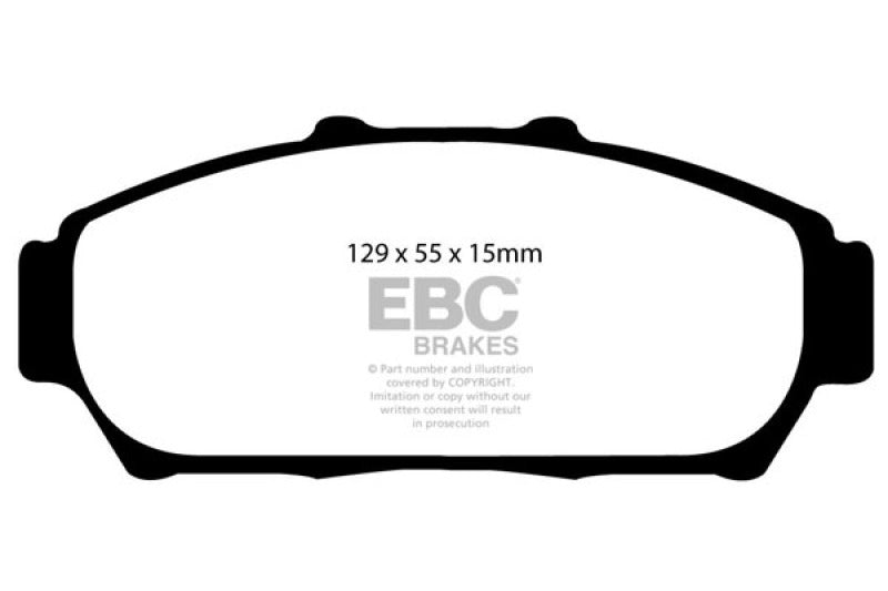 EBC 94-01 Acura Integra 1.8 Pastillas de freno delanteras Yellowstuff