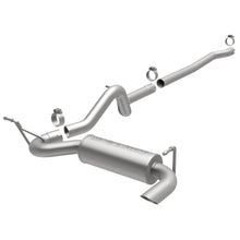 Cargar imagen en el visor de la galería, MagnaFlow 12-14 Jeep Wrangler 4dr Single Straight Rear P/S Exit Stainless C/B Performance Exhaust