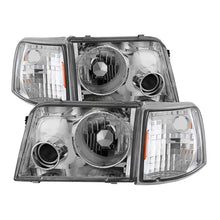 Cargar imagen en el visor de la galería, Xtune Ford Ranger 93-97 Projector Headlights w/ Corner Lights Chrome PRO-JH-FR93-SET-C