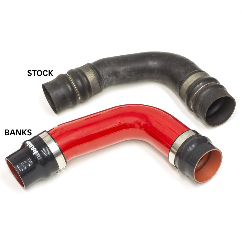Banks 10-12 Ram 6.7L Diesel OEM Reemplazo del tubo de refuerzo del lado frío - Rojo