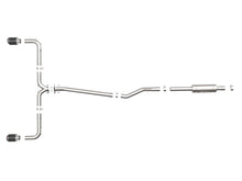 Cargar imagen en el visor de la galería, aFe Takeda Escape Cat-Back de 2-1/2 pulgadas 304 SS con puntas de fibra de carbono 14-18 Mazda 3 L4 2.0L/2.5L