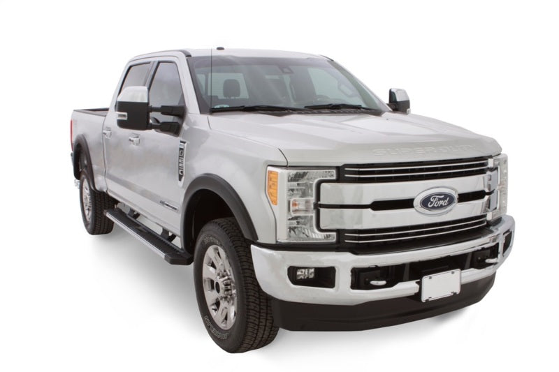 Bushwacker 17-18 Ford F-250 Super Duty OE Style Bengalas - 4 piezas - Blanco Oxford