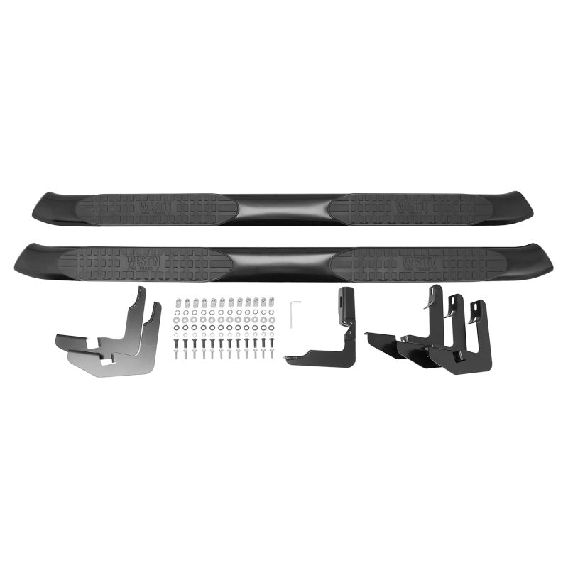 Westin 2015-2017 Chevrolet/GMC Colorado/Canyon Extended Cab PRO TRAXX 5 barras ovaladas Nerf - Negro