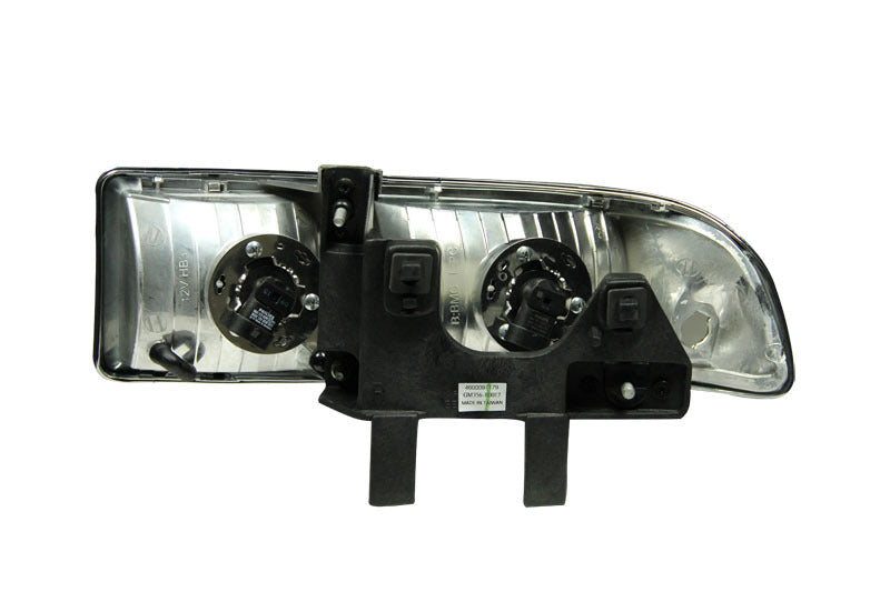 ANZO 1998-2005 Chevrolet S-10 Faros delanteros de cristal cromados