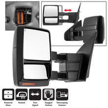 Cargar imagen en el visor de la galería, Xtune Ford F150 04-06 Power Heated Amber LED Signal Telescoping Mirror Left MIR-FF15004S-PWH-AM-L