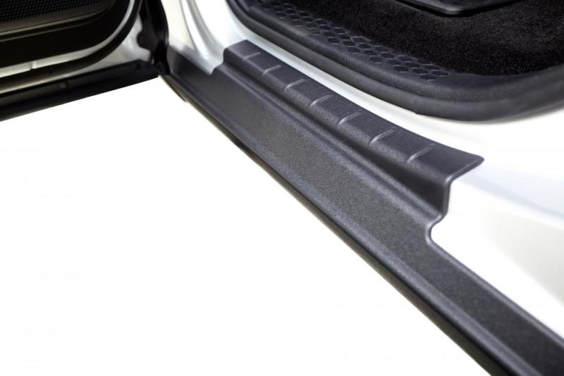 Bushwacker 15-19 Chevrolet Silverado 2500/3500 Panel basculante Trail Armor + cubierta de placa de umbral. - Tex. Negro
