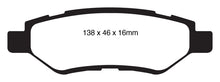 Cargar imagen en el visor de la galería, EBC 08-13 Cadillac CTS 3.0 Redstuff Rear Brake Pads