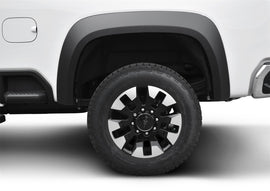 Bushwacker 2020 Chevrolet Silverado 2500 Extend-A-Fender Style Bengalas traseras 2 piezas - Negro