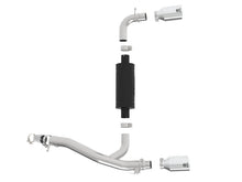 Cargar imagen en el visor de la galería, aFe Takeda Sistema de escape con eje trasero 304 SS de 3 pulgadas con punta pulida 16-18 Ford Focus RS 2.3L (t)