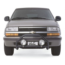 Cargar imagen en el visor de la galería, Westin 1998-04 Chevy/GMC S-Series/Blazer Downsize Safari Light Bar Mount Kit - Black