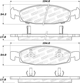 StopTech Street Brake Pads