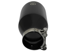Cargar imagen en el visor de la galería, aFe Takeda 409 SS Clamp-On Exhaust Tip 2.5in. Inlet / 4.5in. Outlet / 9in. L - Black