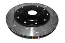 Cargar imagen en el visor de la galería, DBA T3 5000 Serie Ranurada con Sombrero Negro Delantero Izquierdo 2012 Nissan GTR R35