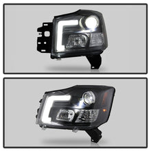 Cargar imagen en el visor de la galería, Spyder 04-15 Nissan Titan High-Power LED Module Equipped Headlights - Black (PRO-YD-NTI04PL-BK)