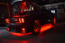 Cargar imagen en el visor de la galería, Oracle LED Illuminated Wheel Rings - Double LED - Red SEE WARRANTY
