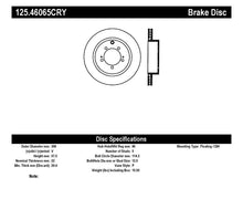Cargar imagen en el visor de la galería, Stoptech 03-06 Evo 8 &amp; 9 Rear Premium High Carbon CRYO-STOP Rotor
