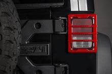 Cargar imagen en el visor de la galería, Rugged Ridge 07-18 Jeep Wrangler JK Red Elite Tail Light Guards