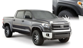 Bushwacker 14-18 Toyota Tundra Fleetside Extend-A-Fender estilo bengalas 4 piezas - negro