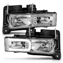 Cargar imagen en el visor de la galería, Faros delanteros de cristal ANZO 1999-2000 Cadillac Escalade