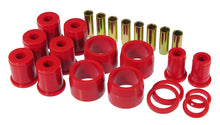 Cargar imagen en el visor de la galería, Prothane 65-70 GM Full Size Rear Upper/Lower Control Arm Bushings - Red