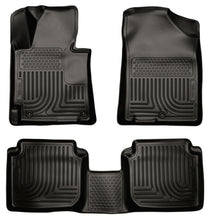 Cargar imagen en el visor de la galería, Husky Liners 2011 Hyundai Elantra WeatherBeater Combo Black Floor Liners