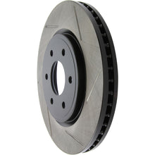 Cargar imagen en el visor de la galería, StopTech Power Slot 05-09 Nissan Frontier 2WD / 02-05 Frontier 4WD Slotted Front Left Rotor