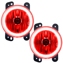 Cargar imagen en el visor de la galería, Oracle Lighting 10-15 Jeep Wrangler JK Pre-Assembled LED Halo Fog Lights -Red SEE WARRANTY