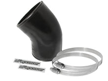 Load image into Gallery viewer, aFe Magnum FORCE Silicone Replacement Coupling Kit 3in ID to 2.75in ID x 45 Deg. Elbow - Black