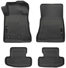 Load image into Gallery viewer, Husky Liners 15-22 Ford Mustang WeatherBeater Black Front &amp; Second Seat Floor Liner | 99371