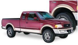 Bushwacker 97-03 Ford F-150 Extend-A-Fender estilo bengalas 2 piezas - negro