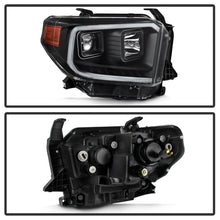 Cargar imagen en el visor de la galería, xTune 14-17 Toyota Tundra DRL LED Light Bar Projector Headlights - Black (PRO-JH-TTU14-LB-BK)