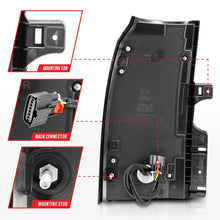 Cargar imagen en el visor de la galería, ANZO 2015-2017 GMC Yukon/Yukon XL Luces traseras LED cromadas