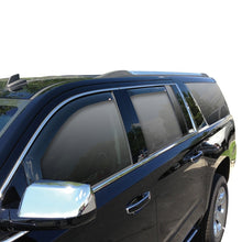 Cargar imagen en el visor de la galería, Westin 15-18 Chevy/GMC/Cadillac Suburban/Yukon/Escalade Wade In-Channel Wind Deflector 4pc - Smoke