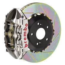 Cargar imagen en el visor de la galería, Brembo 06-09 S2000 Trasero GTR BBK 4 Pistón Billet328x28 2pc Rotor Ranurado Tipo 1 - Niquelado