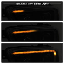 Cargar imagen en el visor de la galería, xTune 16-18 Toyota Tacoma SR/SR5 DRL Proj Headlights w/Turn Signal - Blk Smk (PRO-JH-TTA16-SR-BSM)