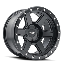 Cargar imagen en el visor de la galería, Dirty Life 9315 Compuesto 17x9 / 6x139.7 BP / -38mm Offset / 106mm Hub Rueda negra mate