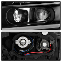 Cargar imagen en el visor de la galería, xTune 14-18 Chevy Impala (Excl Limited) DRL Halogen Proj Headlights - Blk (PRO-JH-CIM15-LB-BK)