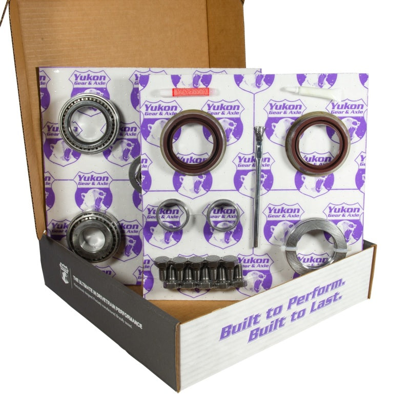 Yukon 8.6in GM 3.42 Rear Ring & Pinion Install Kit 30 Spline Positraction Axle Bearings and Seals