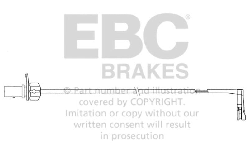 EBC 2011 Audi A6 2.0L Turbo Cables de desgaste traseros