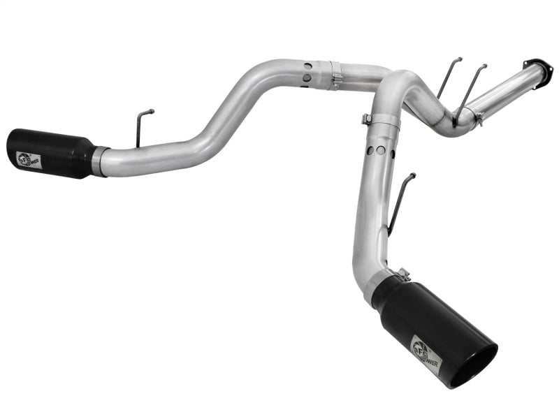 aFe Atlas Escape 4 pulgadas DPF-Back Al Steel 11-14 Ford Diesel Trucks V8-6.7L (td)