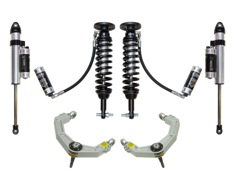 ICON 2014 Ford F-150 2WD 1.75-2.63in Sistema de suspensión Etapa 5 con Billet Uca